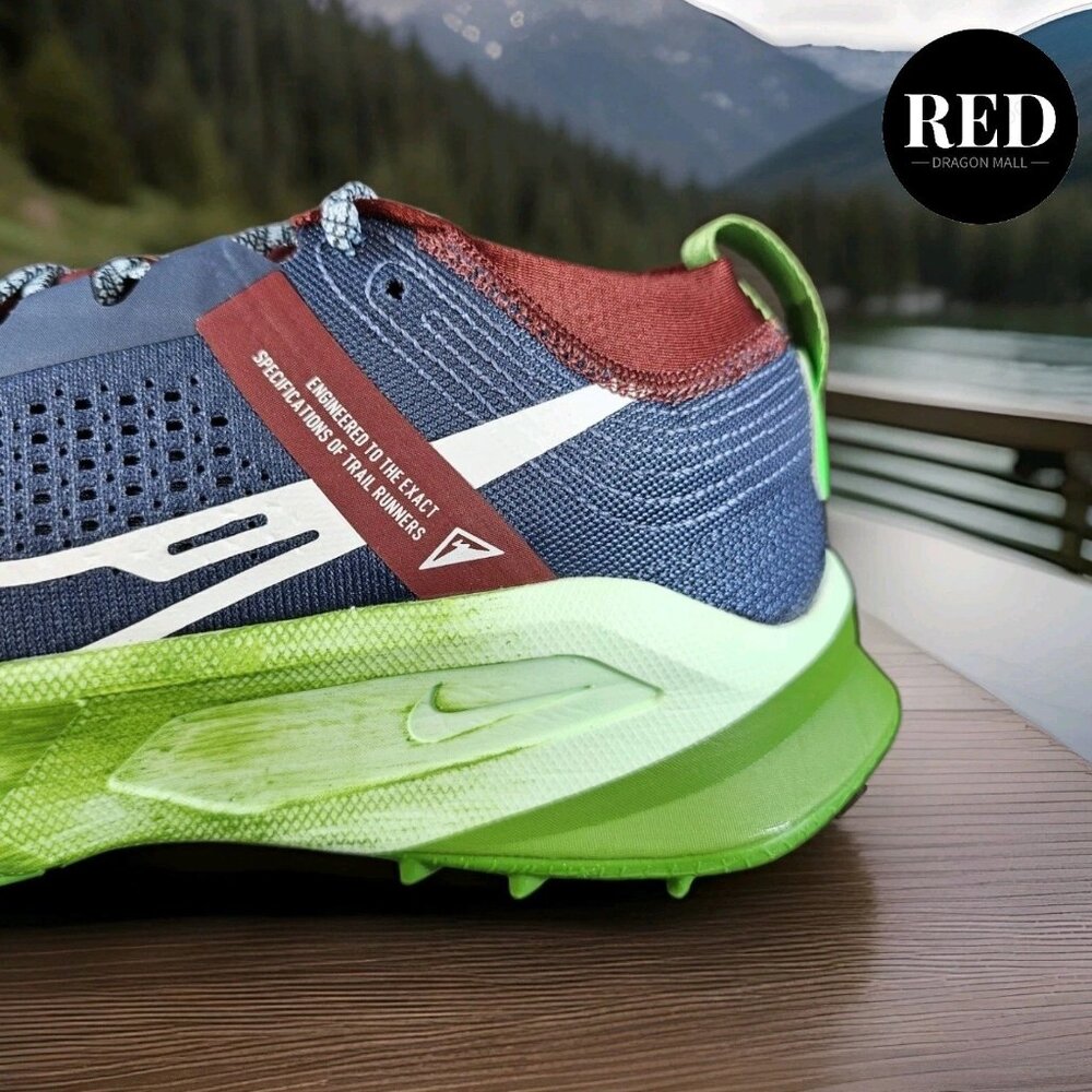 Nike ZoomX Zegama Trail Running Shoes Thunder Blue DH0623-403 - Men's Size 11.5 - Picture 12 of 14